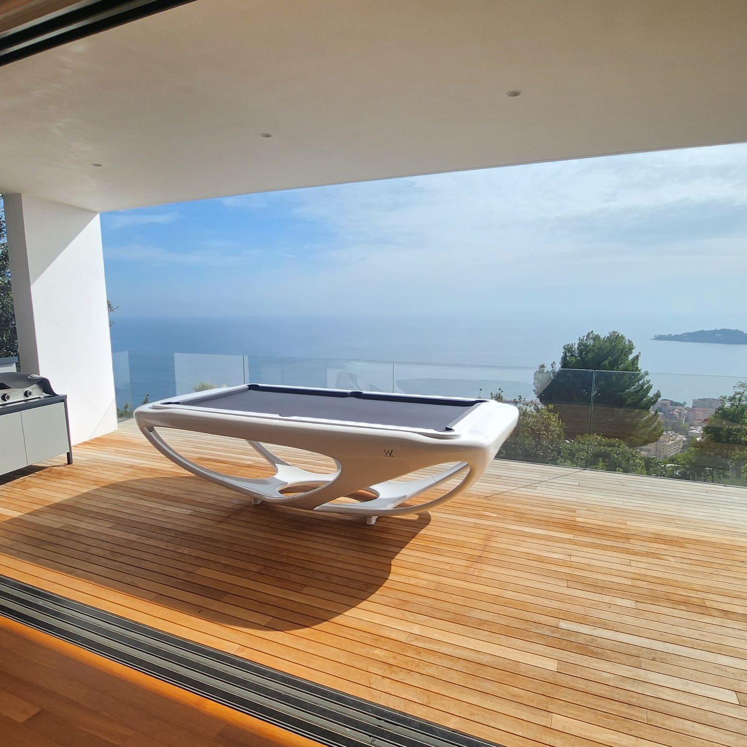 Outdoor pool table Whitelight Billards Toulet Babyfoot by Toulet