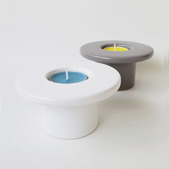 Ceramic candle holder Primary THELERMONT HUPTON