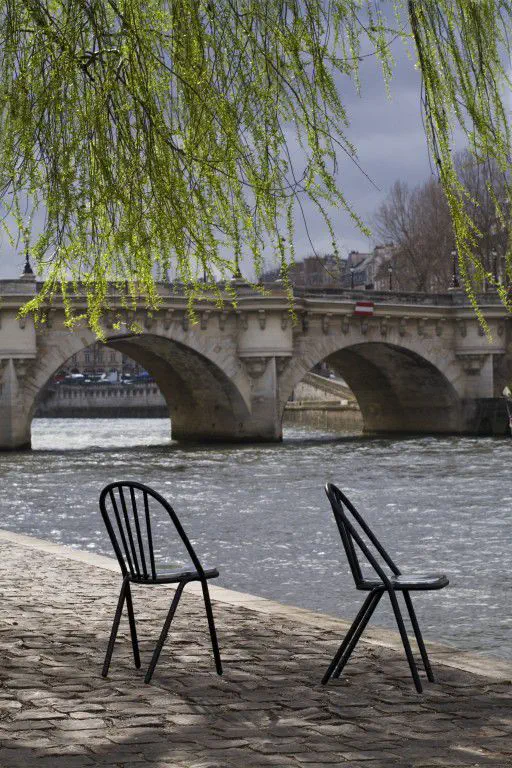 Contemporary chair - SURPIL - DCW éditions - outdoor / indoor