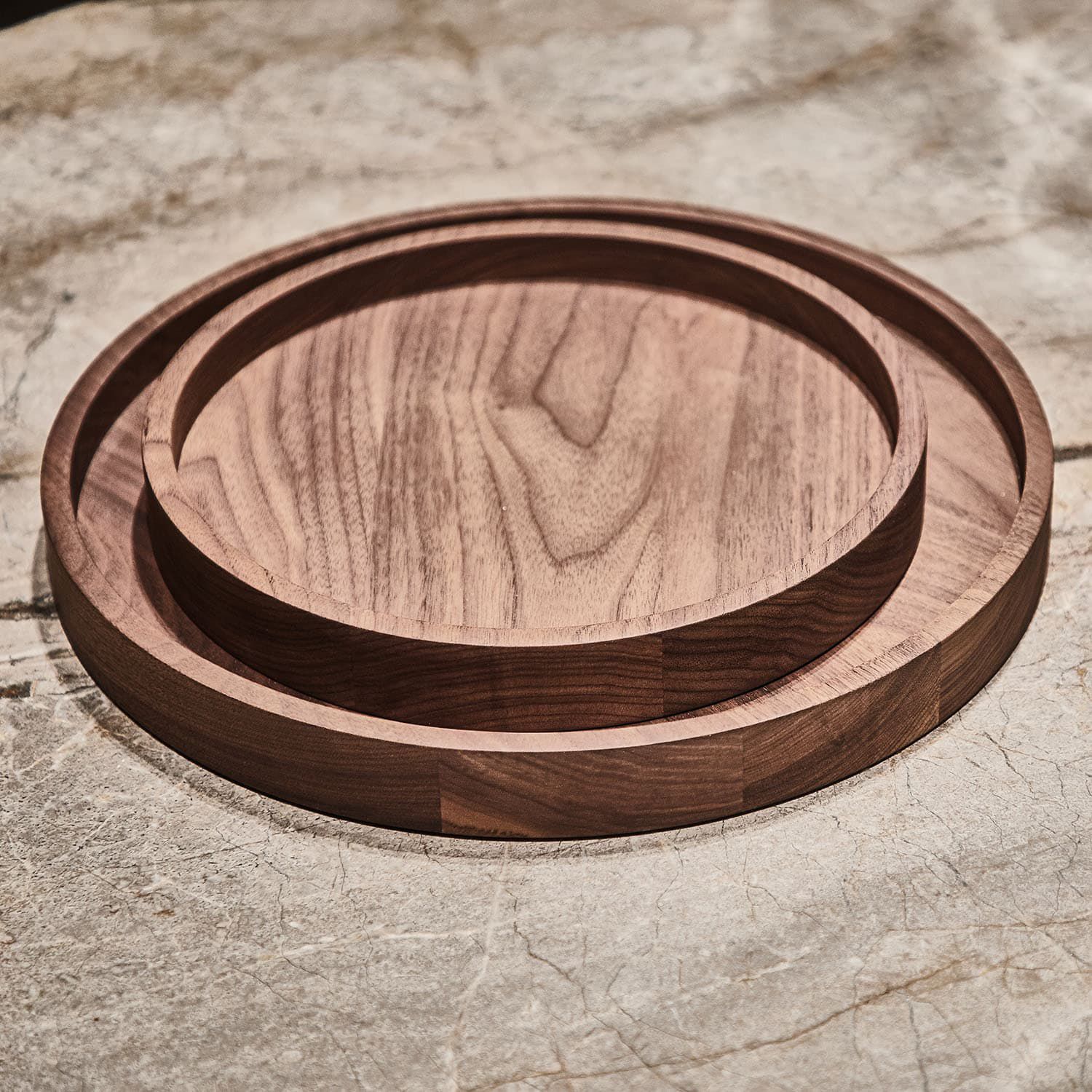 Oak serving tray - XVL HOME COLLECTION - walnut / home