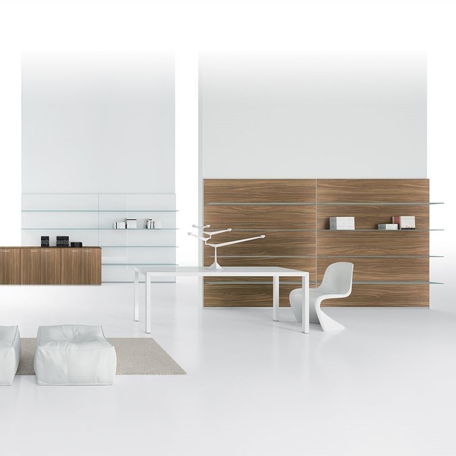 Wallmounted shelf DV530 BOISERIE Della Valentina Office modular