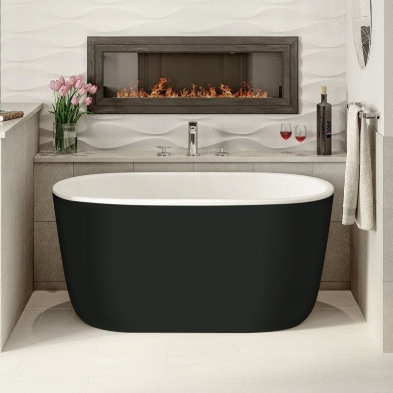 Oval bathtub LULLABY NANO AQUATICA PLUMBING GROUP freestanding / for homes / modern