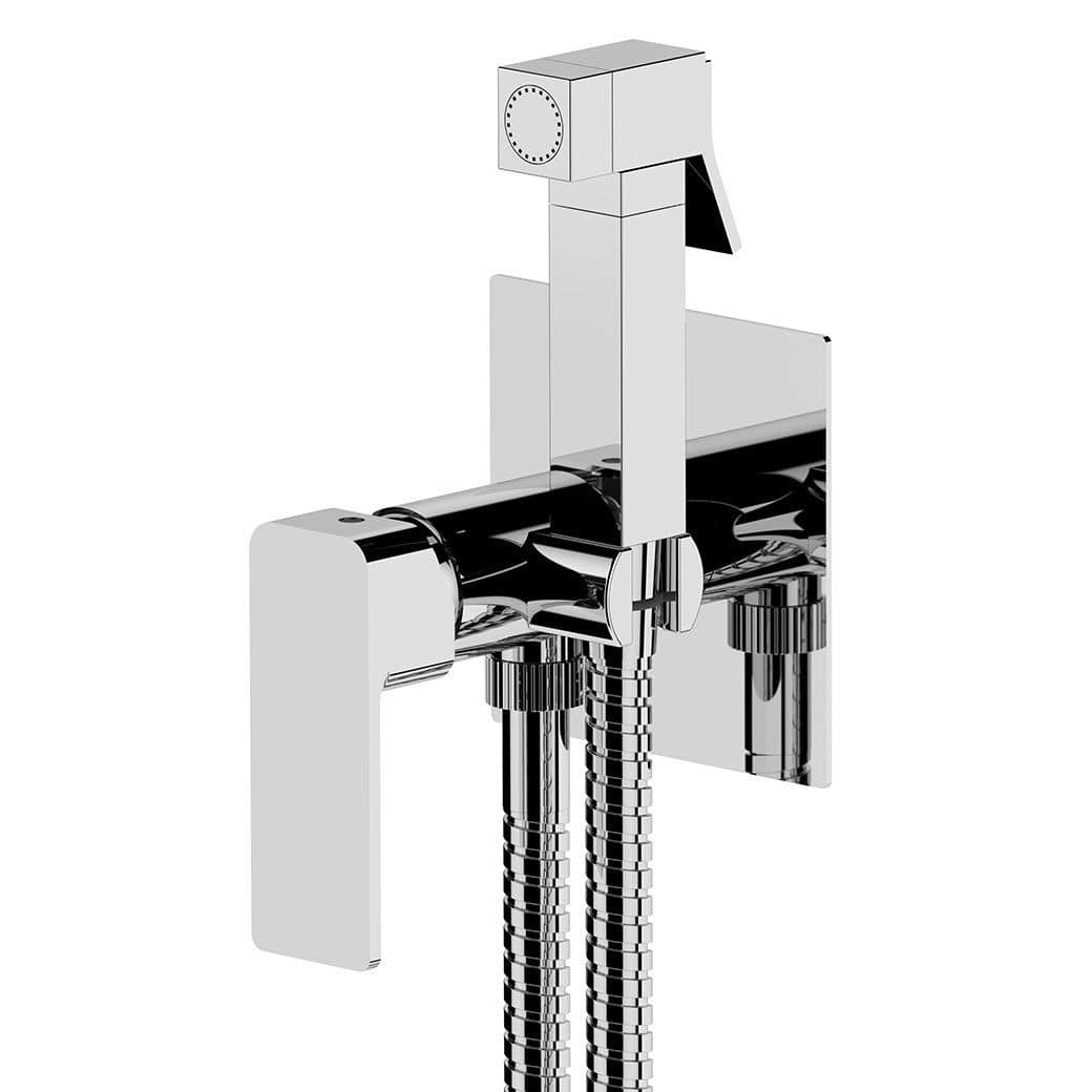 Toilet hand shower 185IC Mariani square / chrome
