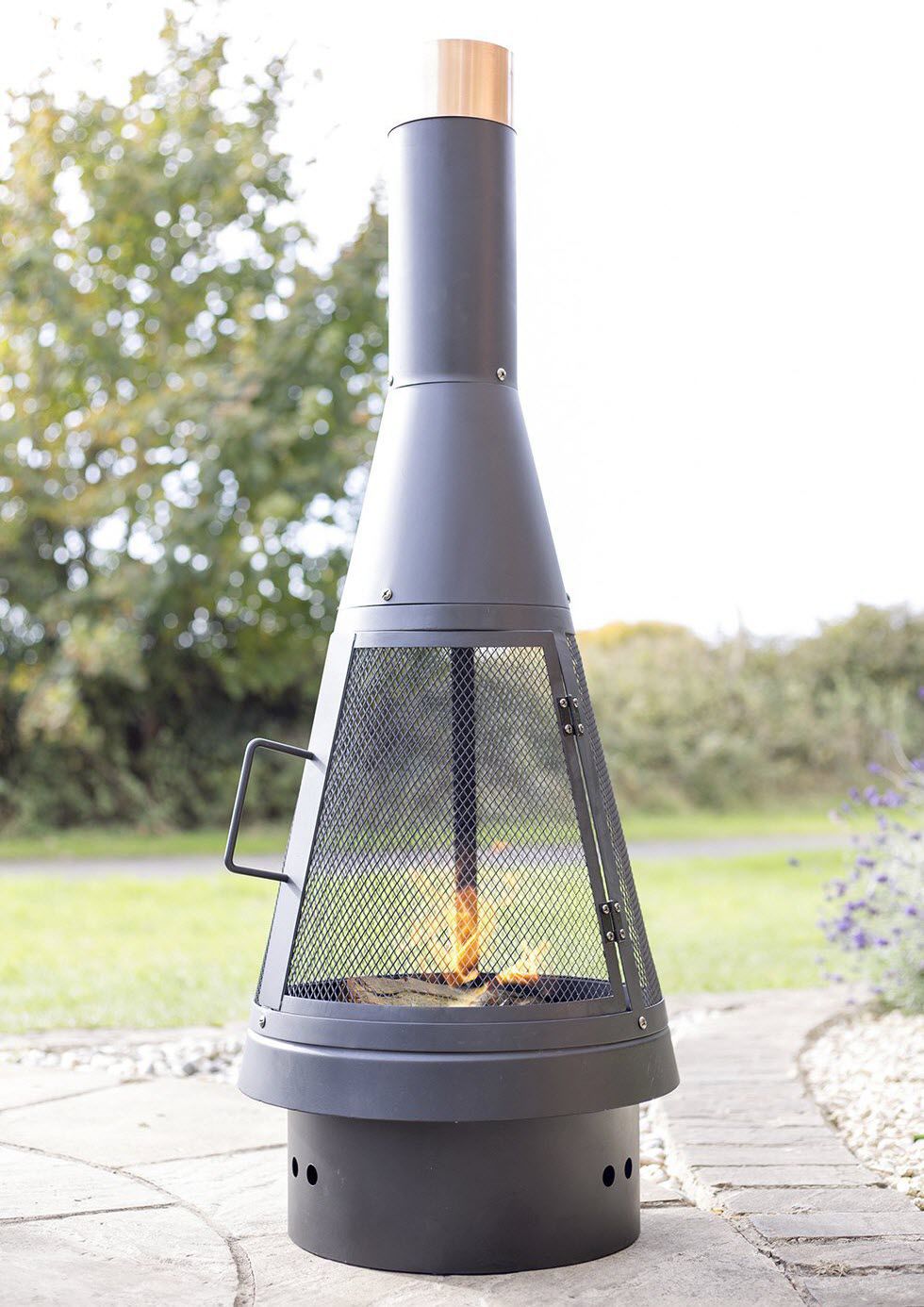 Wood Burning Fireplace Contemporary Closed Hearth Central