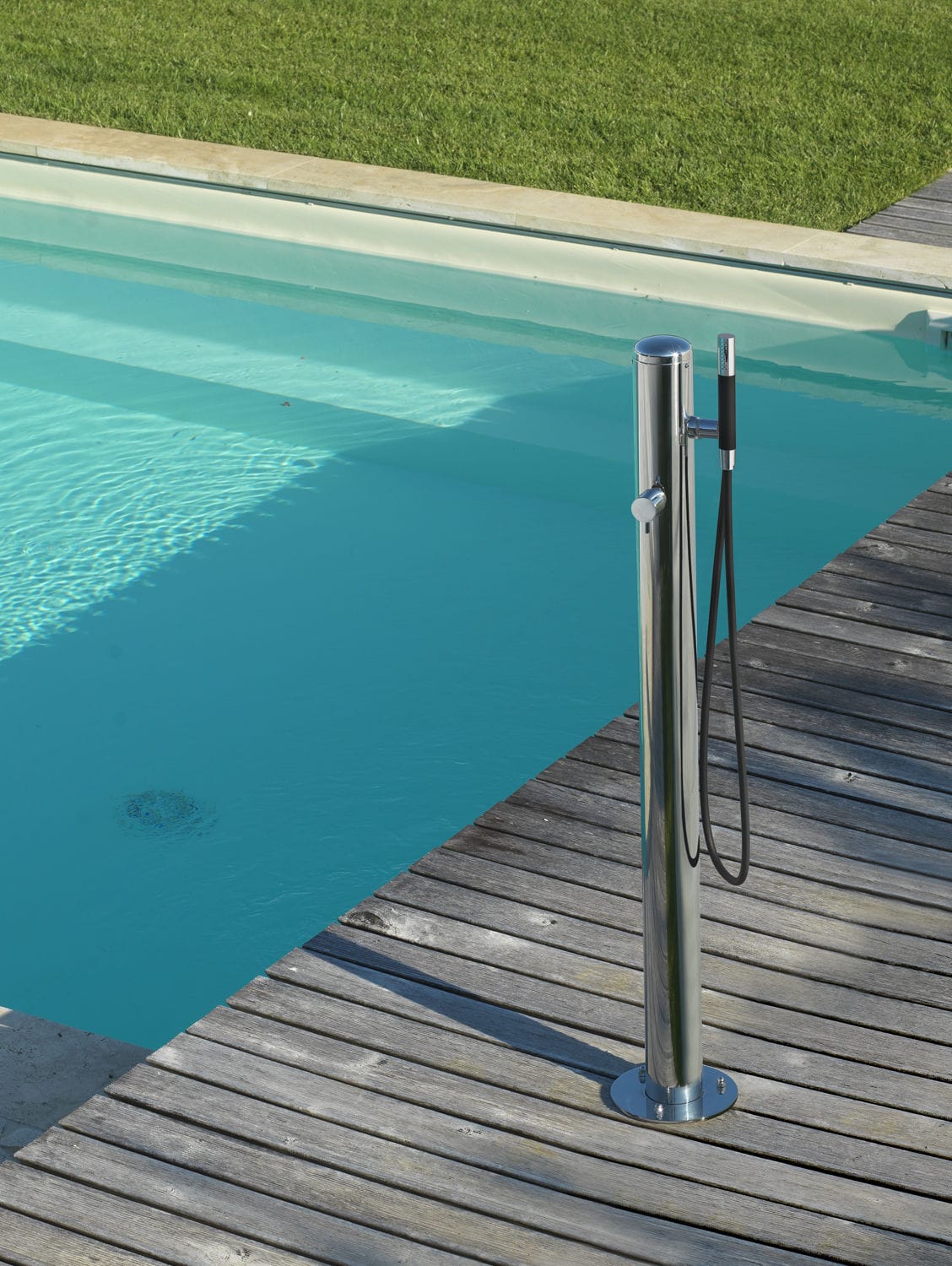 Pool garden shower SPRING POOL COL90 Fontealta stainless steel