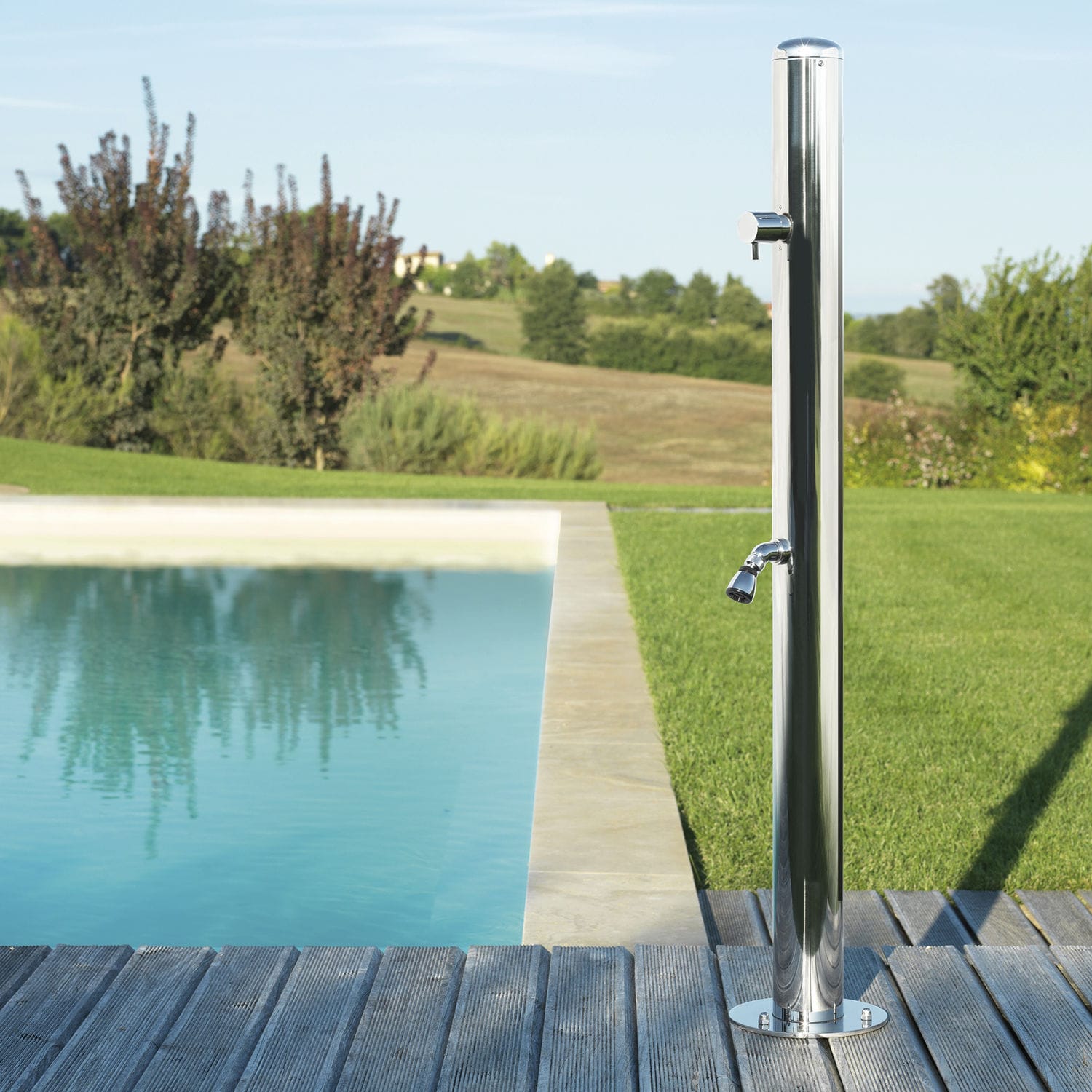 Outdoor shower with foot washer SPRING COL 90.L Fontealta