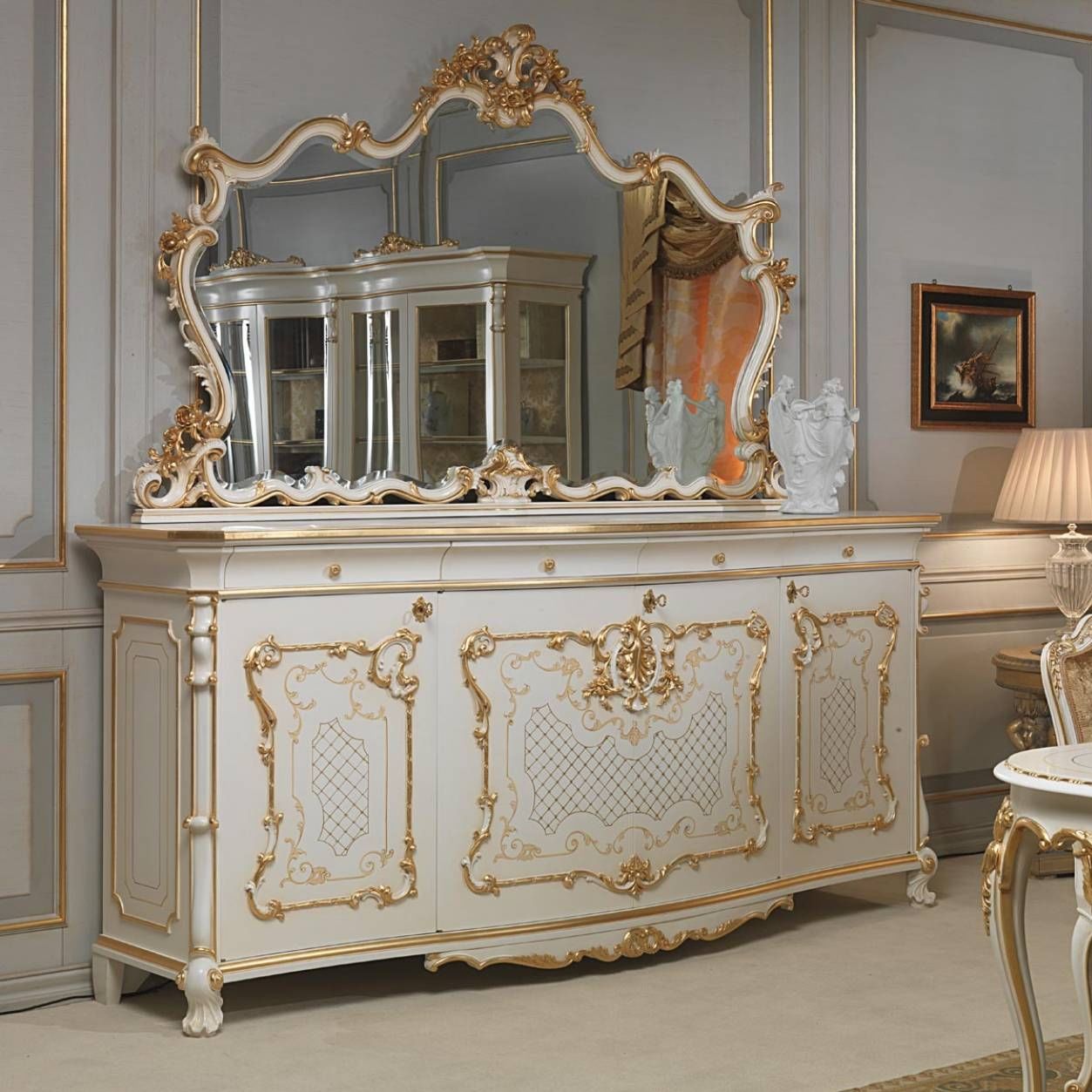 Louis XV style sideboard - VENICE - VIMERCATI MEDA LUXURY CLASSIC