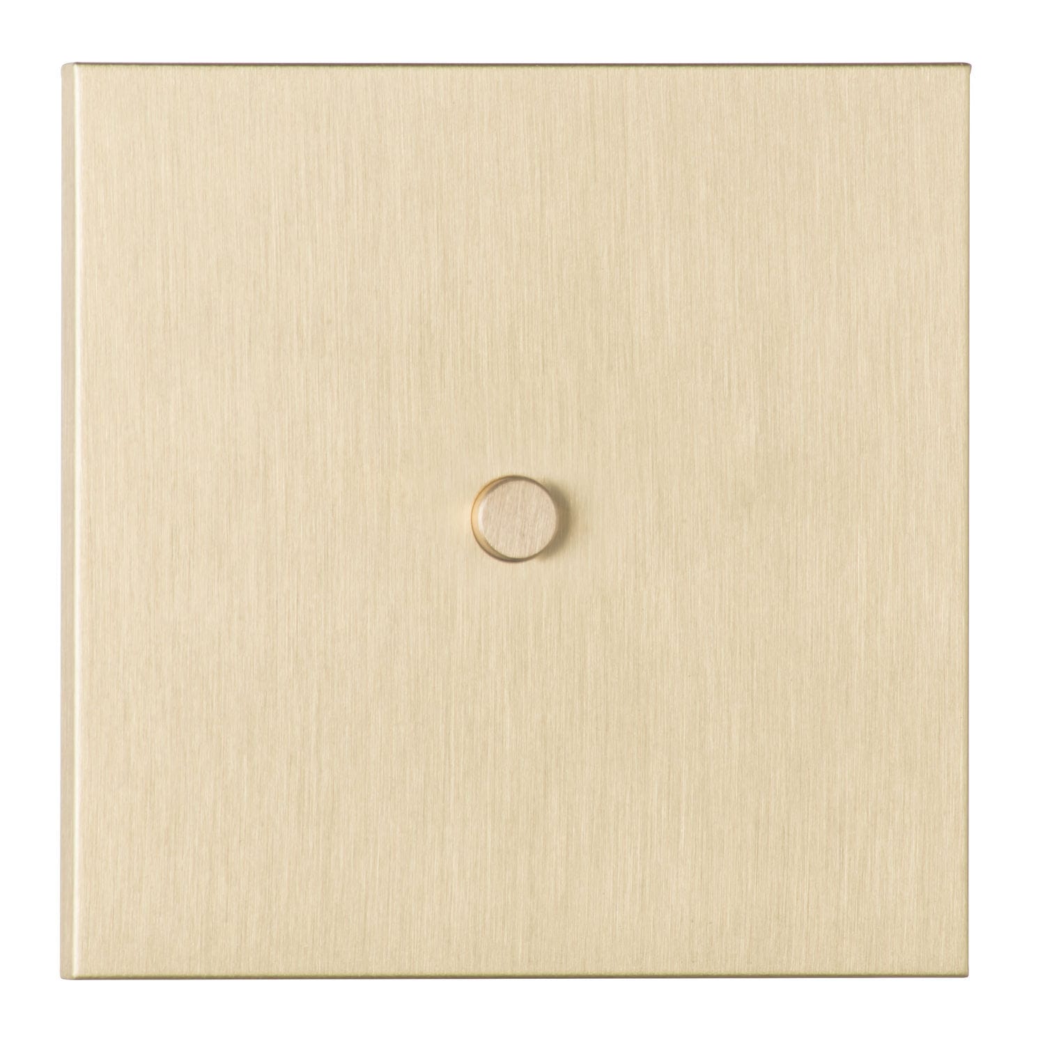 Light switch - PNV001-LB - LUXONOV - push-button / recessed / brass