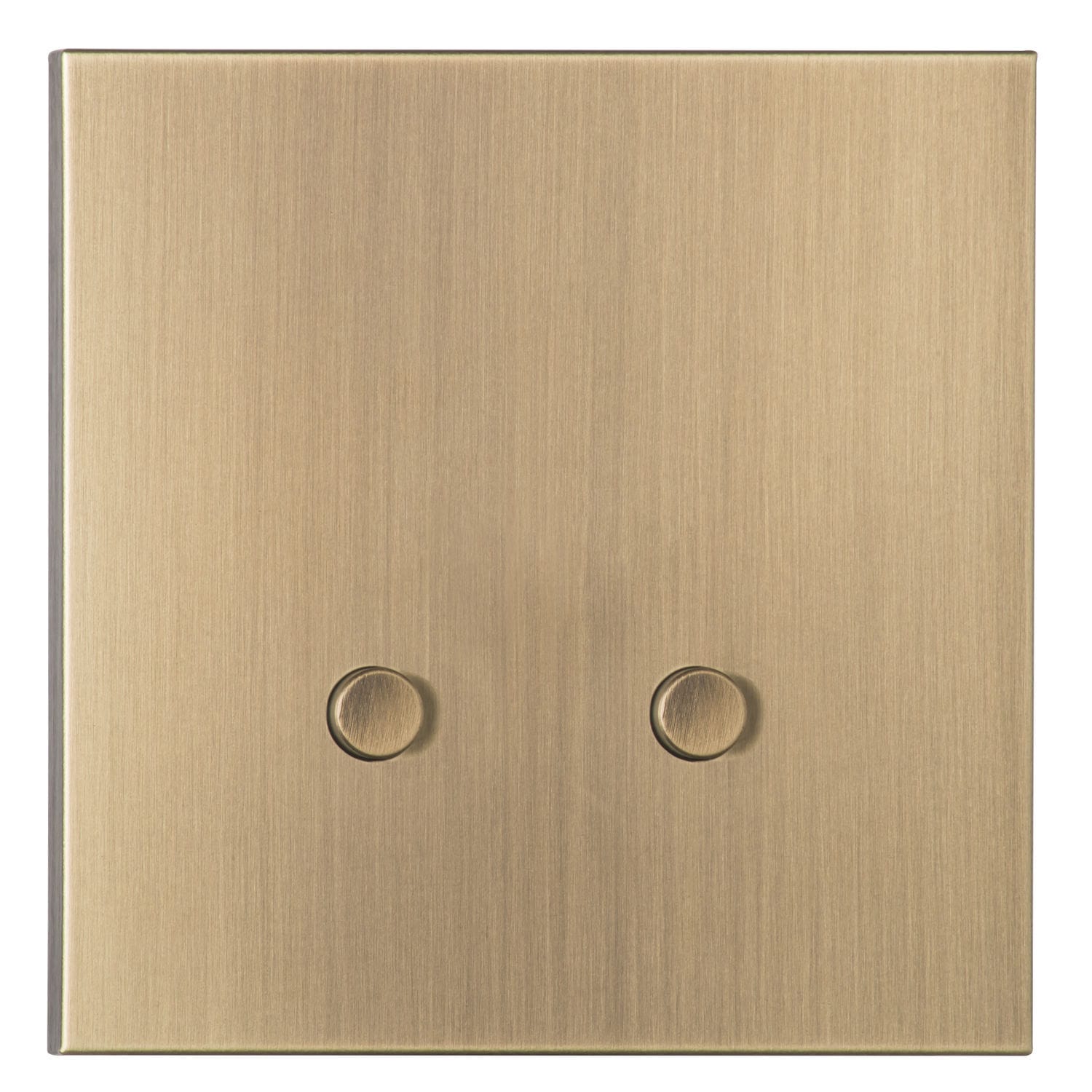 Light switch - PNV002-LB - LUXONOV - push-button / recessed / double