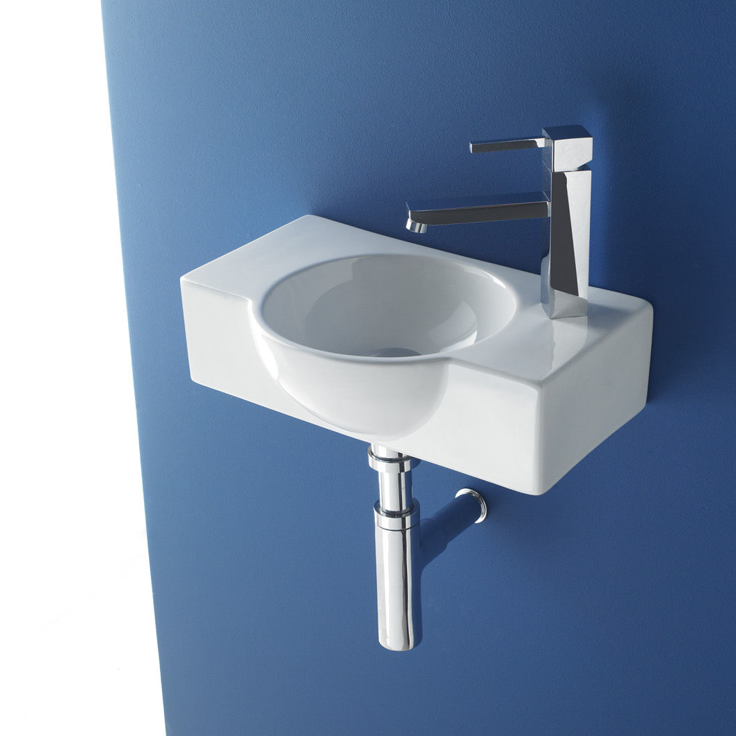 Wall-mounted washbasin - VENECIA 40 - Bath Collection S.L. - porcelain / with counter / contemporary