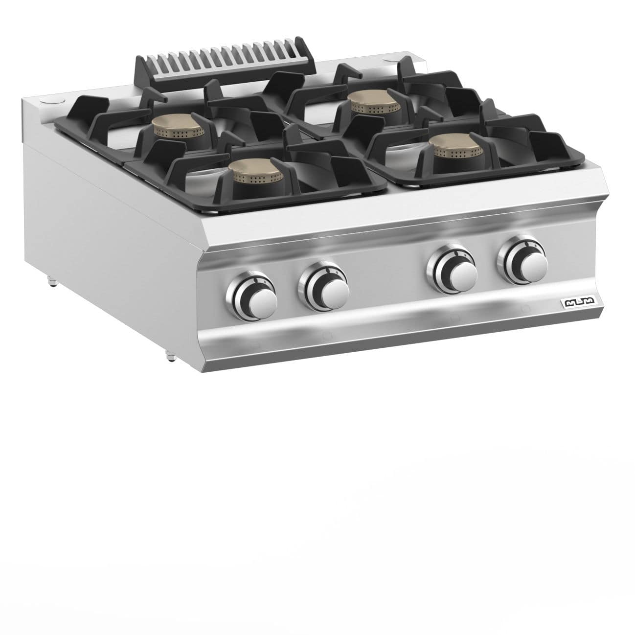 Gas range cooker - FB77TXL - mbm - commercial / 4 burner / 1 oven