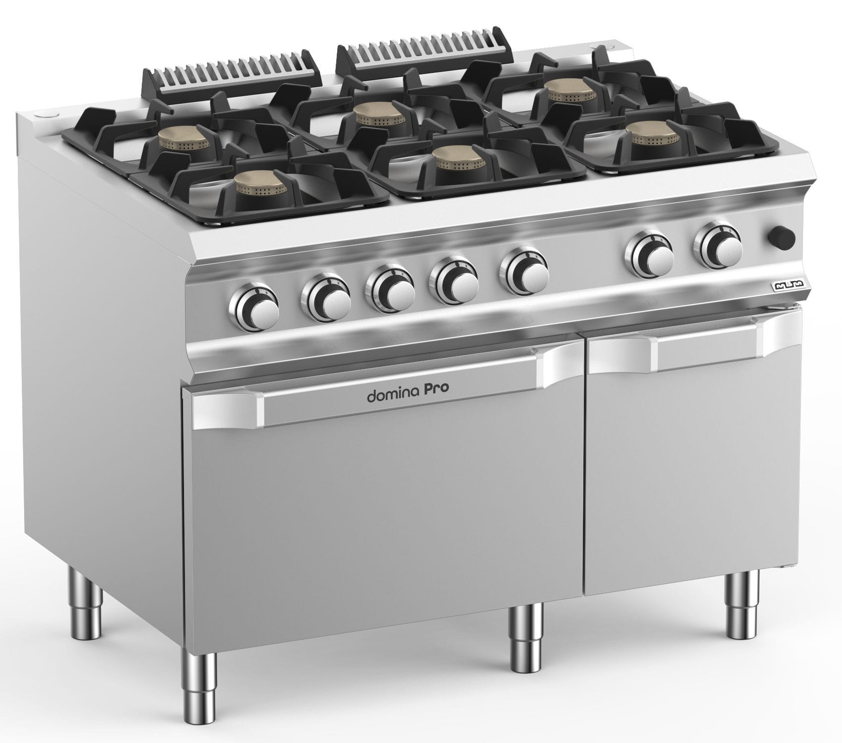 Gas range cooker FB711AFGXS mbm commercial / 1 oven / 6 burner