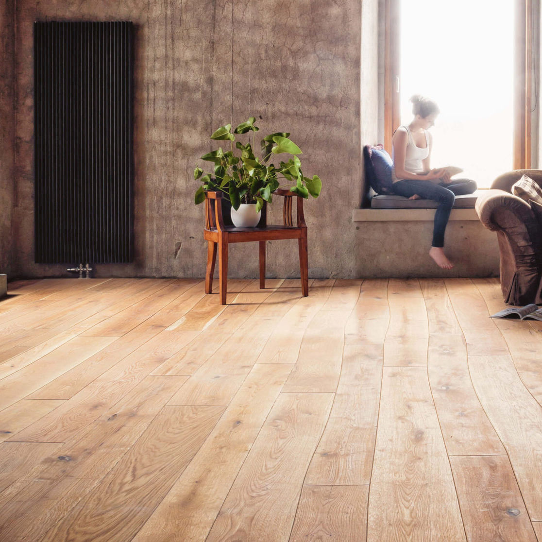 Engineered Parquet Floor Solid Glued Floating Curv8