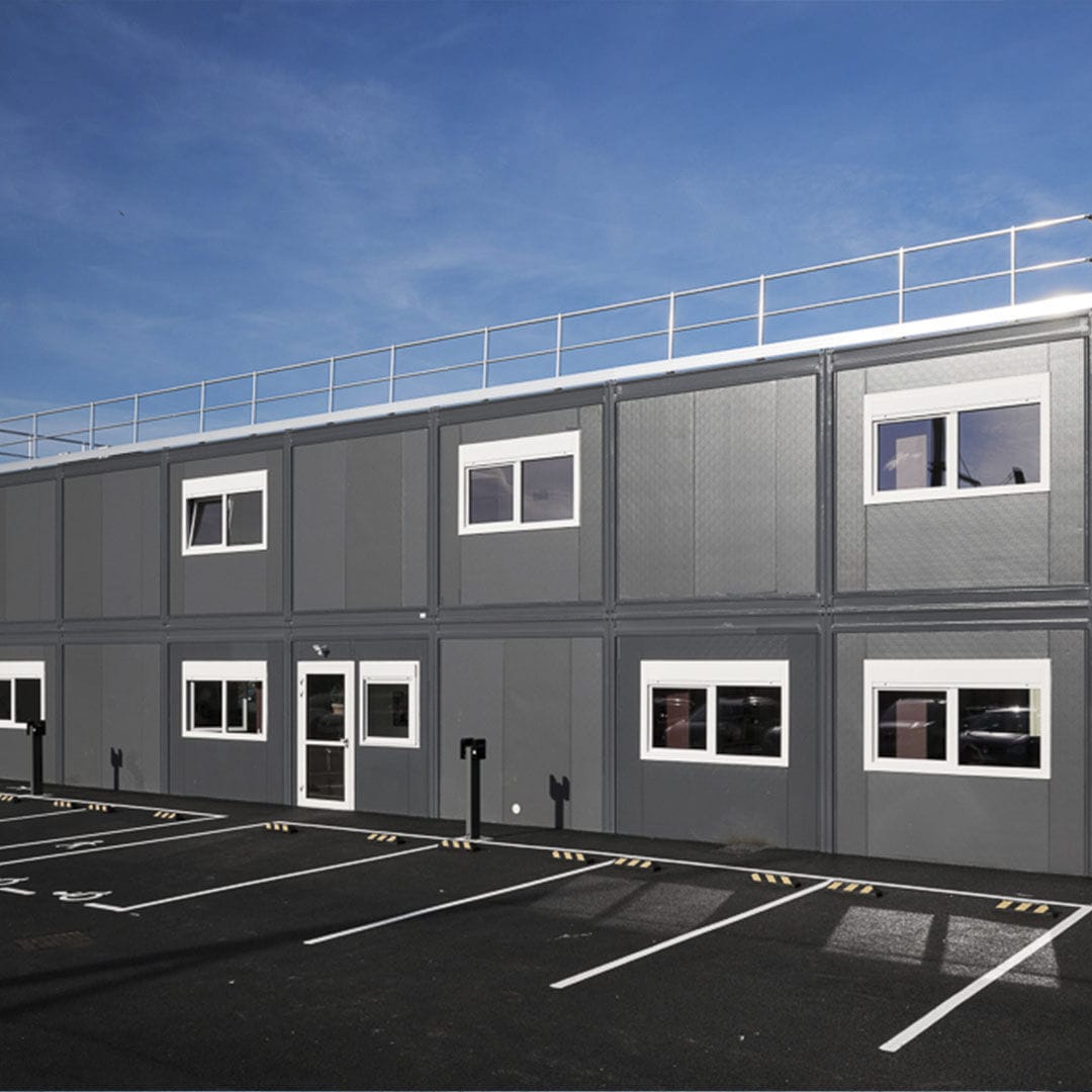 Service Module Building Modular building - VEOLIA 256 m² - Cougnaud - for office / eco-friendly