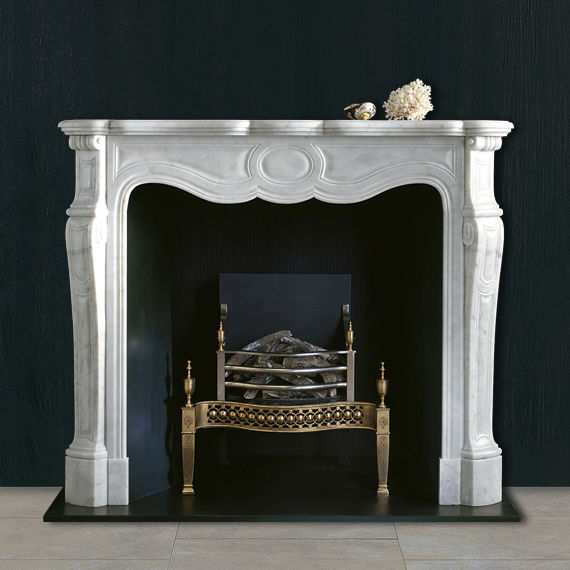 Traditional Fireplace Mantel Marble The Pompadour Chesneys