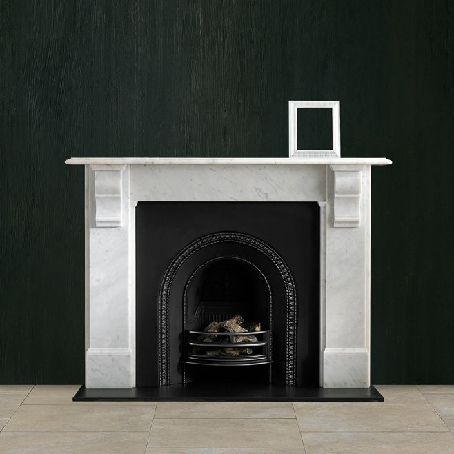 Traditional Fireplace Mantel Marble The Edwardian Corbel