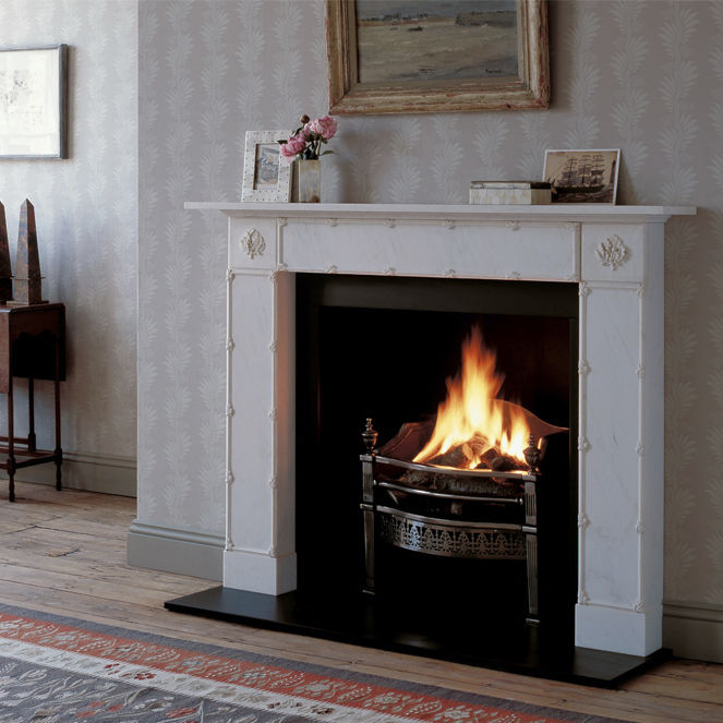 Traditional Fireplace Mantel Marble The Ebury By Jane