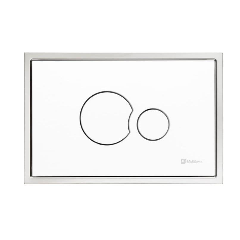 Toilet flush plate ECLIPSE DUAL FLUSH RECESSED Marley Plumbing