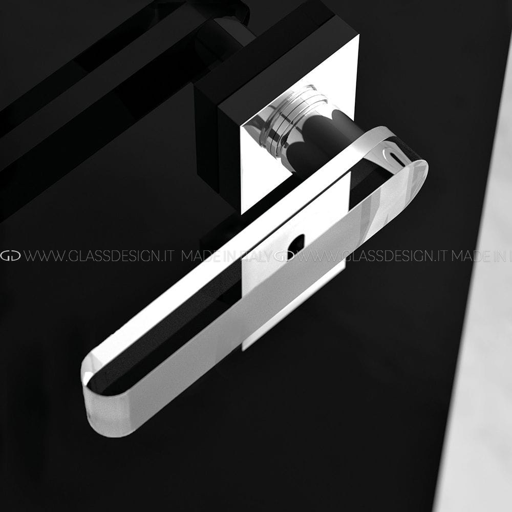 Door handle Round Home GLASS DESIGN Srl brass / crystal