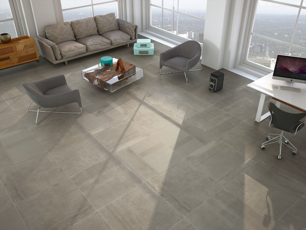 Living Room Tile Floor Porcelain Stoneware Matte Creative Ape