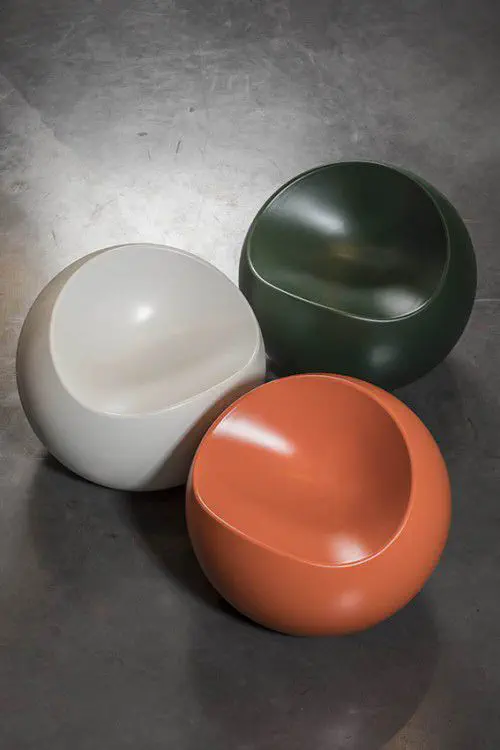 XLBOOM　エクセルブーム　フィン ストーン　ボールチェア　ブラック カ〇25090601 XLBOOM エクセルブーム BALL CHAIR FINN STONE フィン