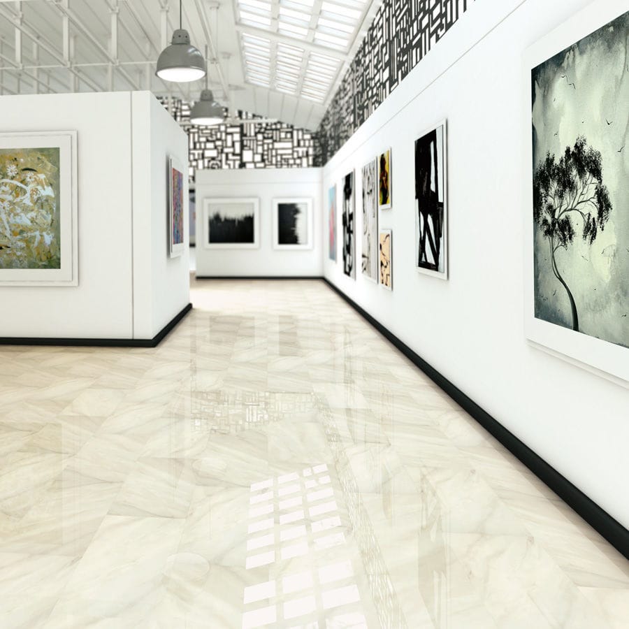 Indoor Tile Floor Porcelain Stoneware High Gloss Nube