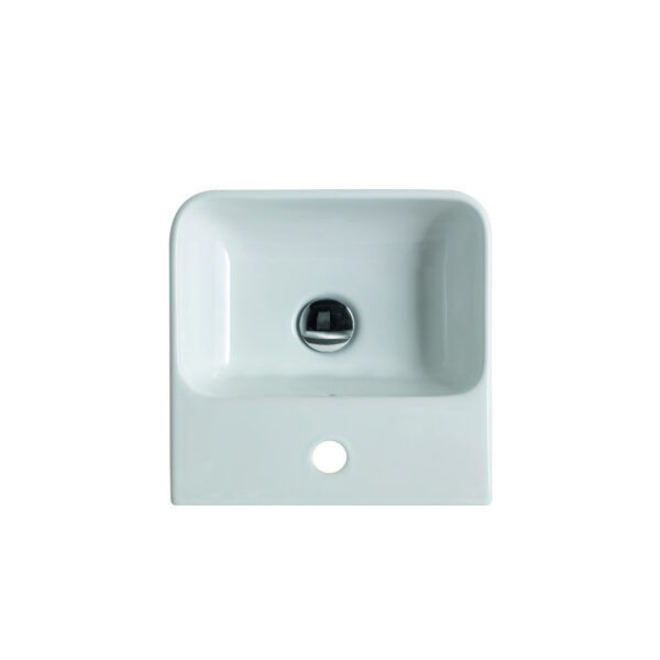 Countertop hand basin MINI COLAVENE rectangular / ceramic
