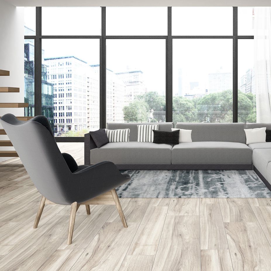 Indoor Tile Floor Porcelain Stoneware 20x120 Cm Manhattan
