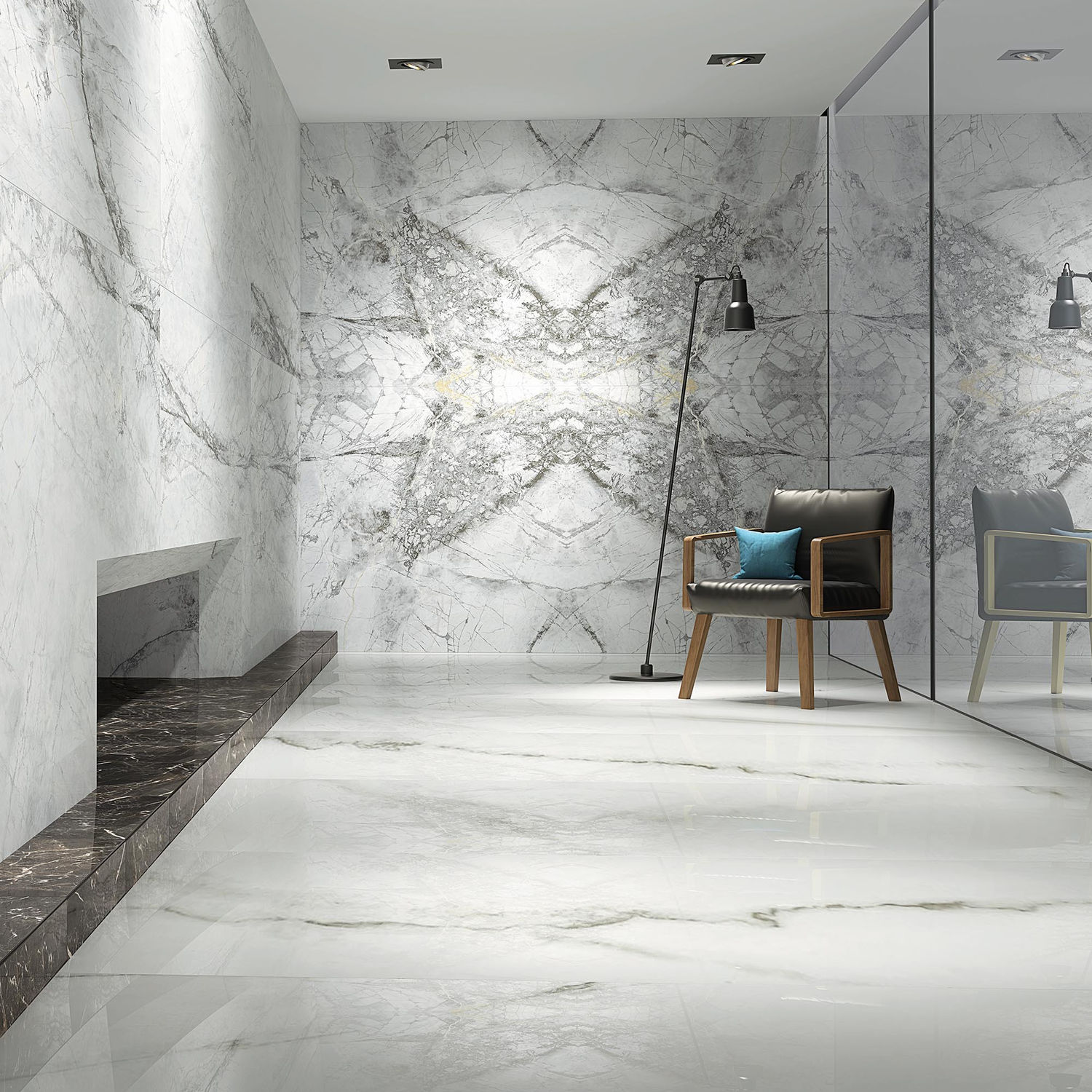 Indoor tile - BLUETTA - KUTAHYA SERAMIK - outdoor / wall / floor