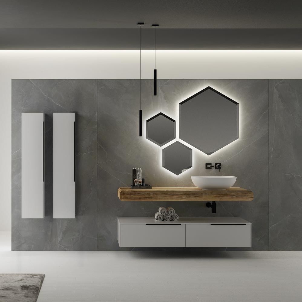 Wooden vanity top LIFE 12 LEGNOBAGNO ceramic