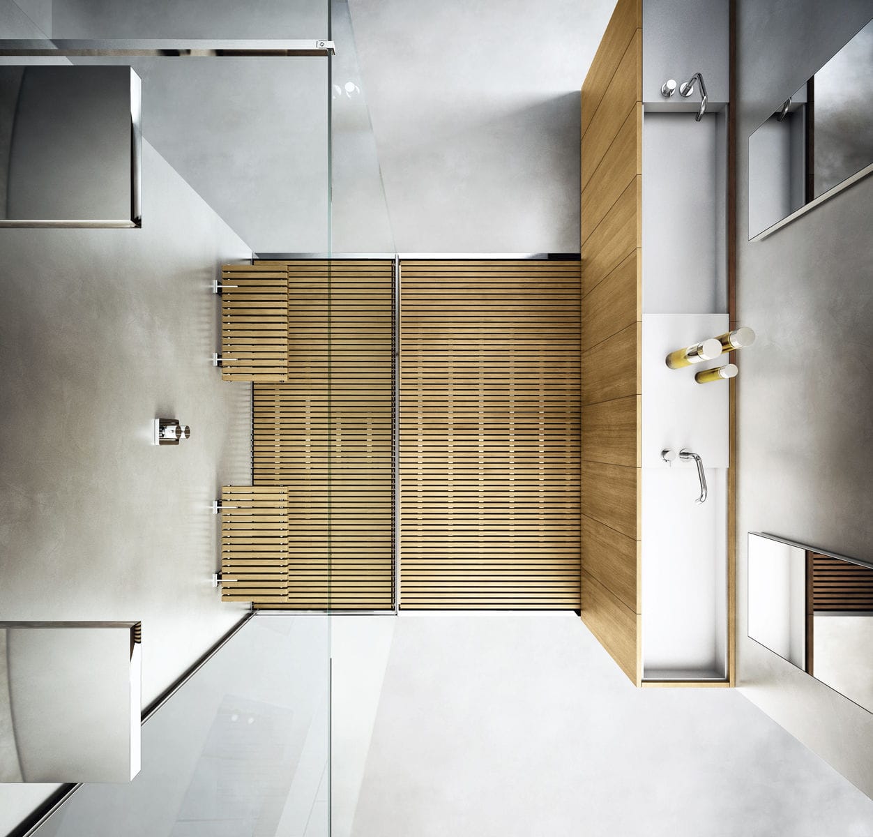 Rectangular Shower Base Ready To Tile Aluminum Stainless