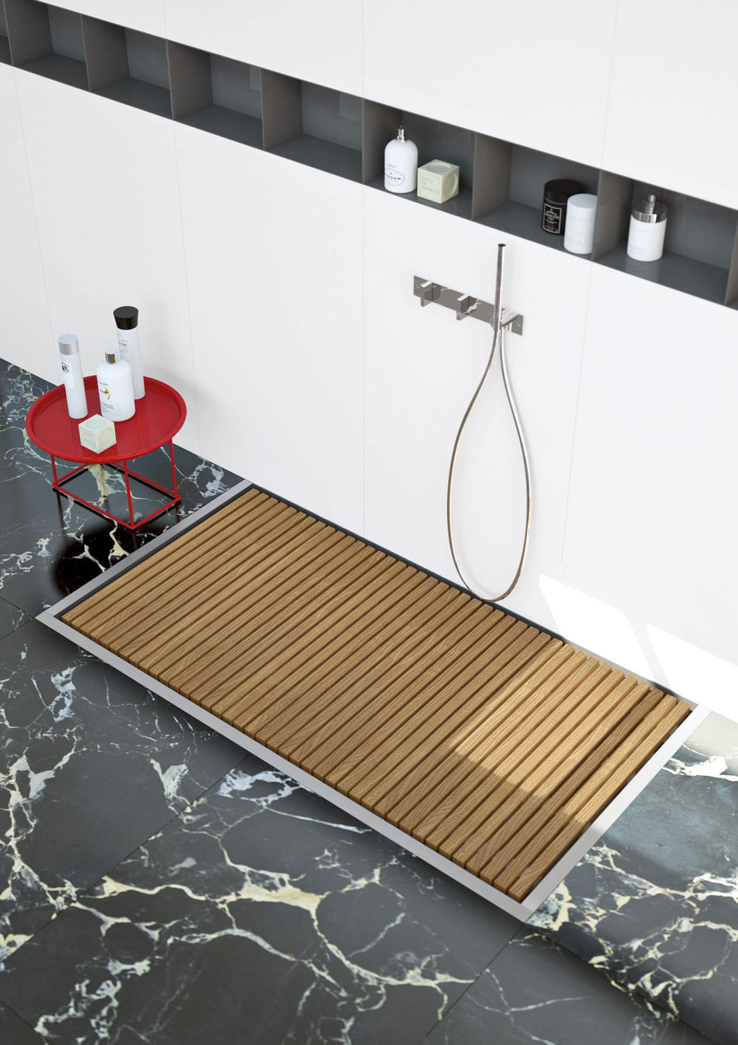 Rectangular Shower Base Ready To Tile Aluminum Stainless