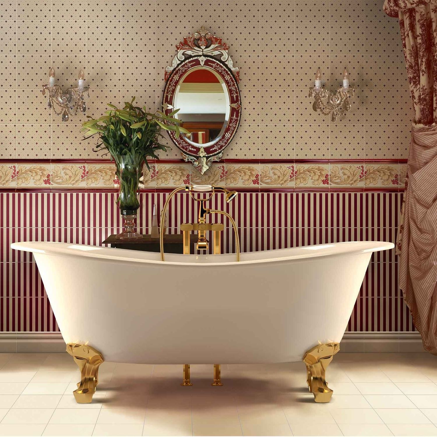 Oval bathtub VASCA ELEGANCE PETRACER'S CERAMICS freestanding
