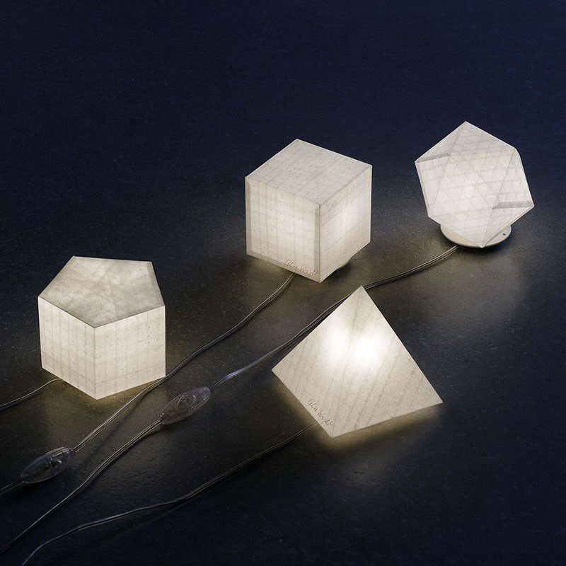 Table lamp - MINIS GÉOMÉTRIQUES - CÉLINE WRIGHT - Japanese paper ...