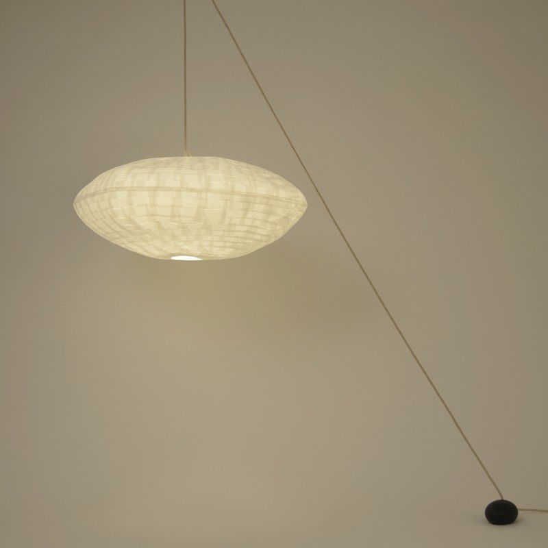 Pendant Lamp Cumulus CÉline Wright Contemporary Metal - Japanese Paper Pendant Light Pendant Lamp Cumulus CÉline Wright Contemporary Metal - Japanese Paper Pendant Light