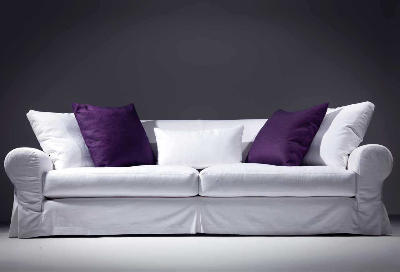 Contemporary sofa STANFORD ORIOR BY DESIGN LTD white / fabric / 3