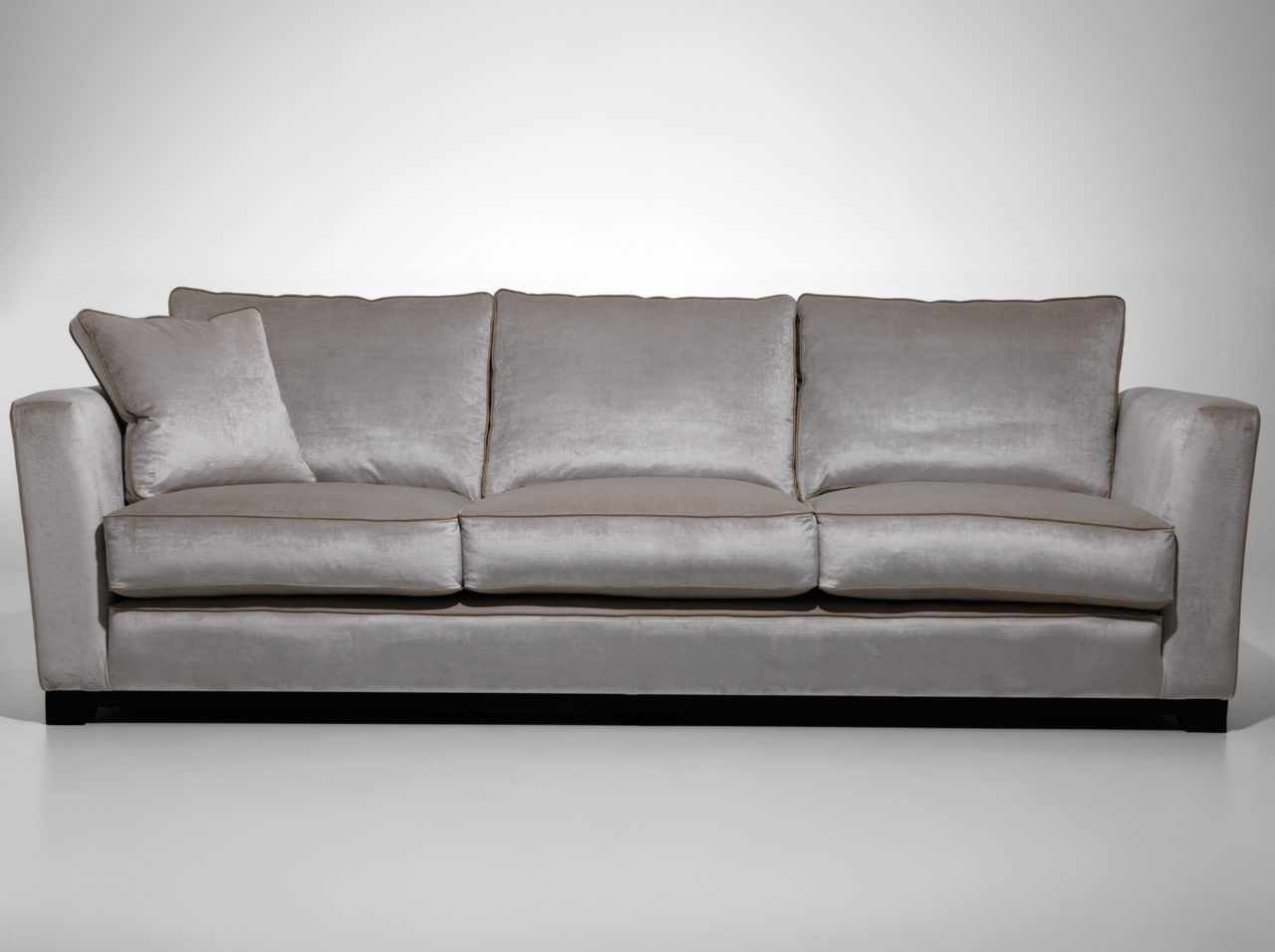 Contemporary sofa THURMAN ORIOR BY DESIGN LTD gray / leather / 3