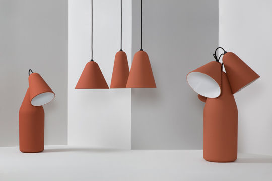 terracotta floor lamp