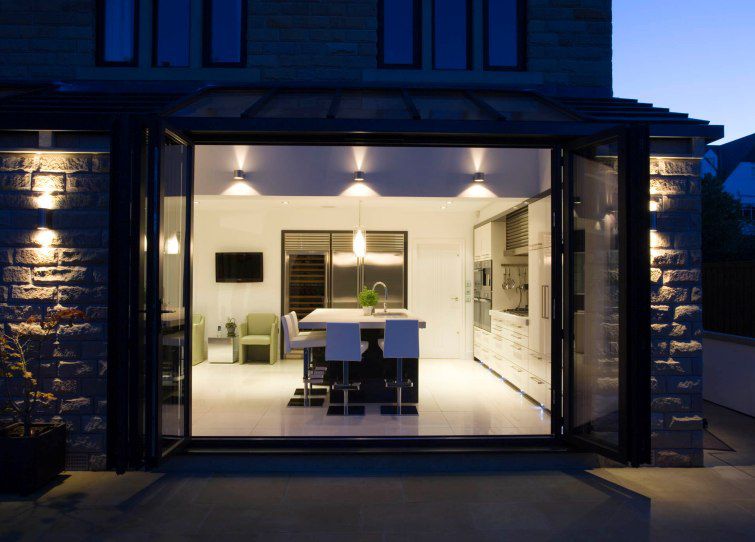 Sliding And Stacking Patio Door Aluminum Double Glazed