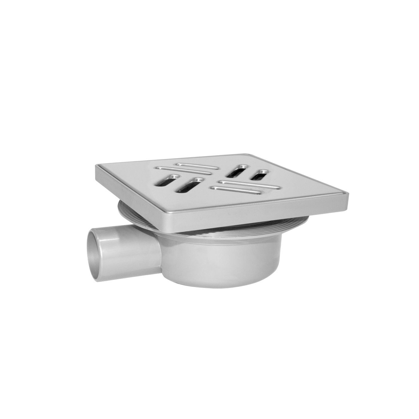 ABS floor drain CH10TEL02 STAMPLAST SRL stainless steel / bathroom / grated