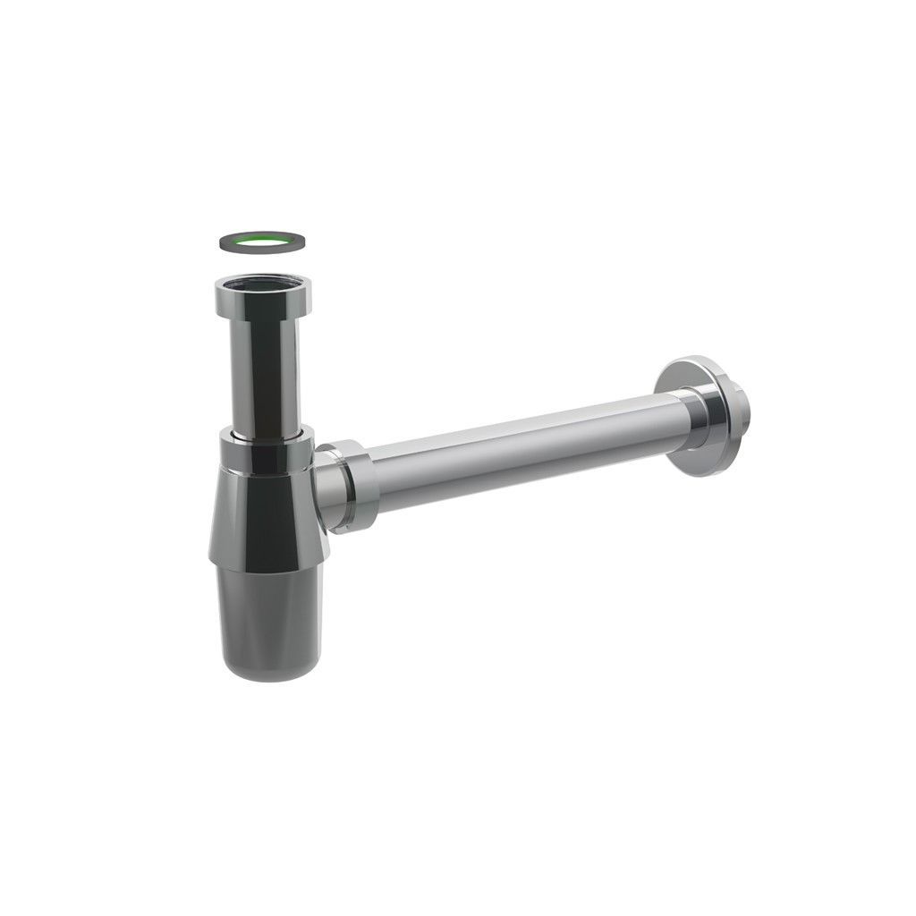 Brass bottle trap 0560BR25K7 BONOMINI S.R.L. stainless steel