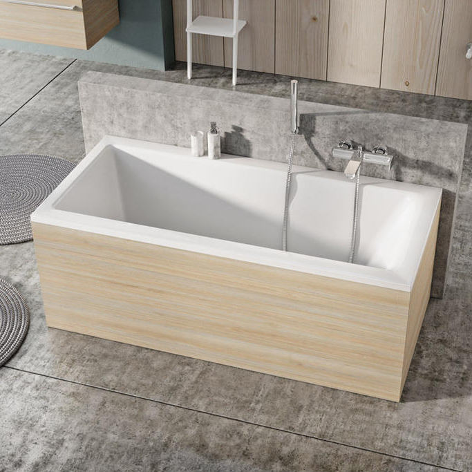 Free-standing bathtub - Forma 190 - BALTECO AS - for homes / acrylic ...