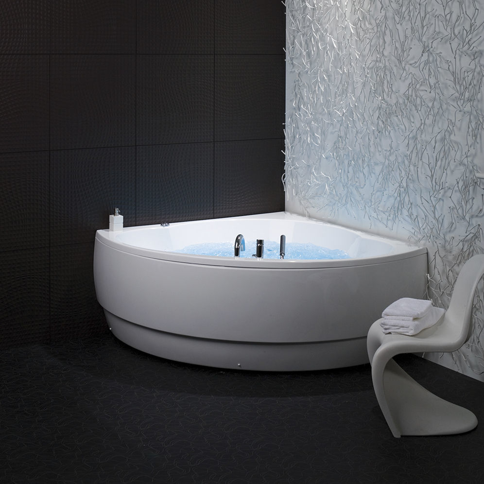 Corner bathtub - Metro - BALTECO AS - free-standing / for homes / acrylic