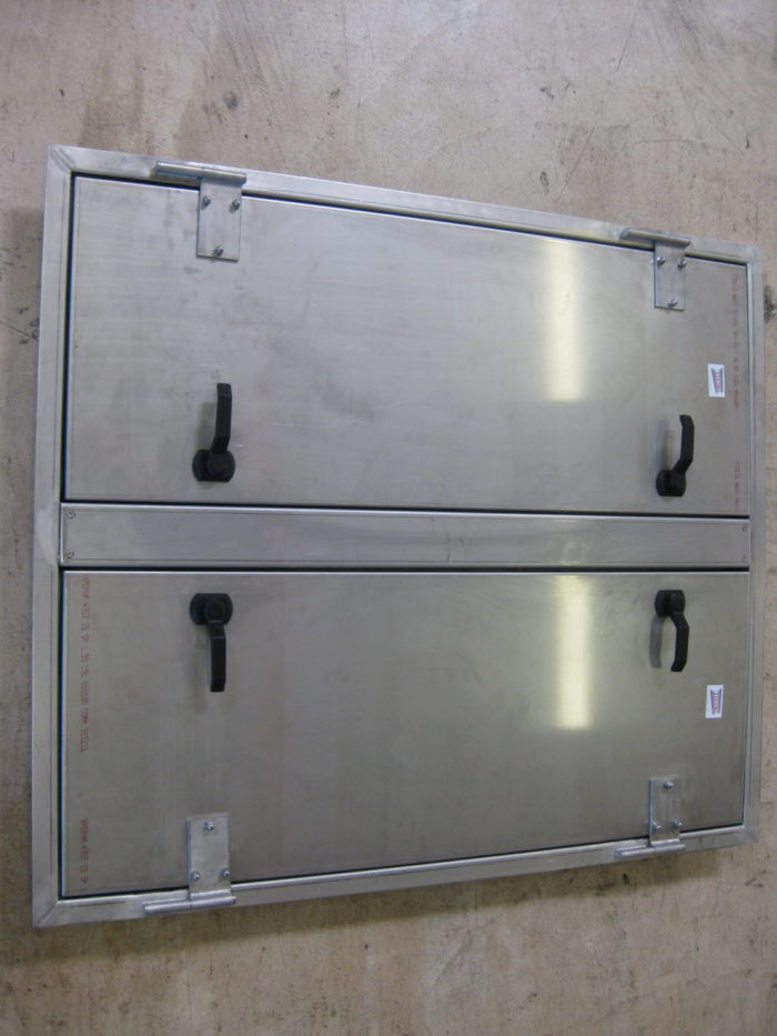 Wall access hatch / square / rectangular / stainless steel RT SERIES