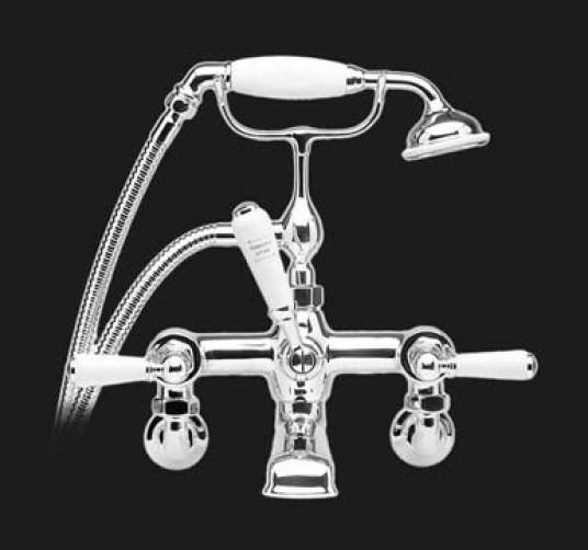 Doublehandle bathtub mixer tap WB1820WLC Windsor Bathroom Company
