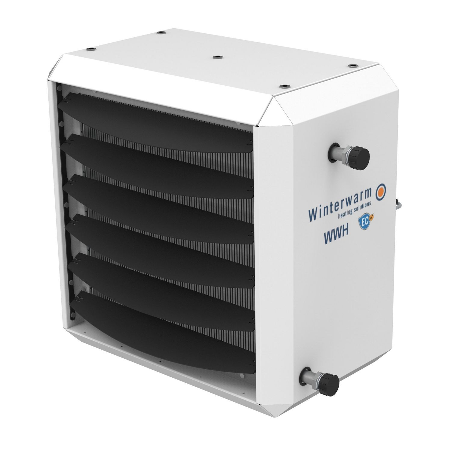 Hot water air heater WWH 115 EC Winterwarm Heating Solutions BV hanging / ceilingmounted