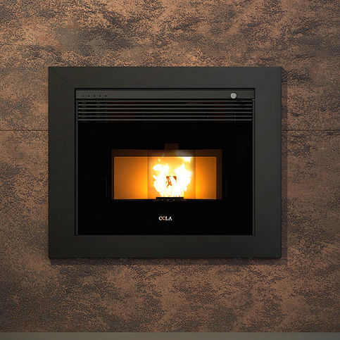Pellet Fireplace Insert Top Fire 80 Ductable Cola Gf Warmetechnik