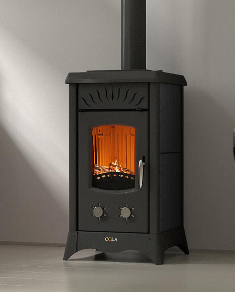 Wood heating stove - BETTY - COLA GF WÄRMETECHNIK - 5 kW...10 kW /  traditional / cast iron