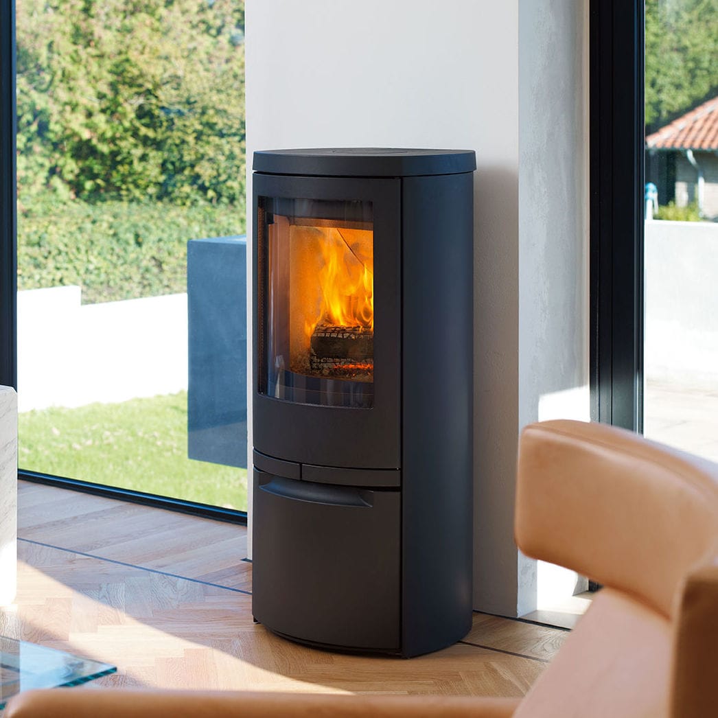 Wood Heating Stove Steel Cast Iron Ceramic Cosmo 1147