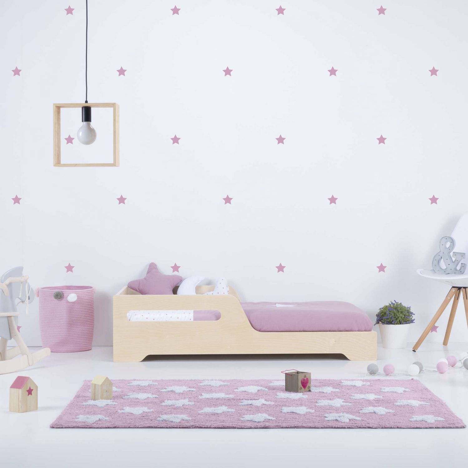Single baby bed QN101 ALONDRA contemporary / wooden / 70x140 cm